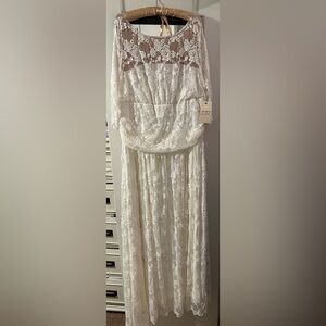 Kiyonna Lace Illusion Wedding Gown